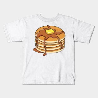 Pancake cartoon illustration Kids T-Shirt